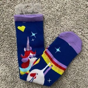 Inside out unicorn socks